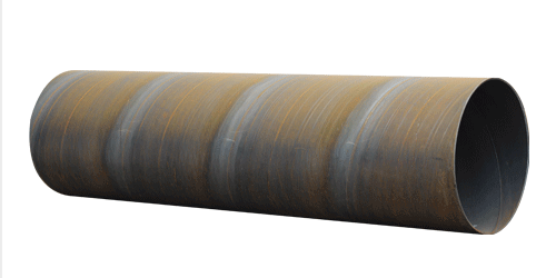 Surface treatment method of spiral steel pipe